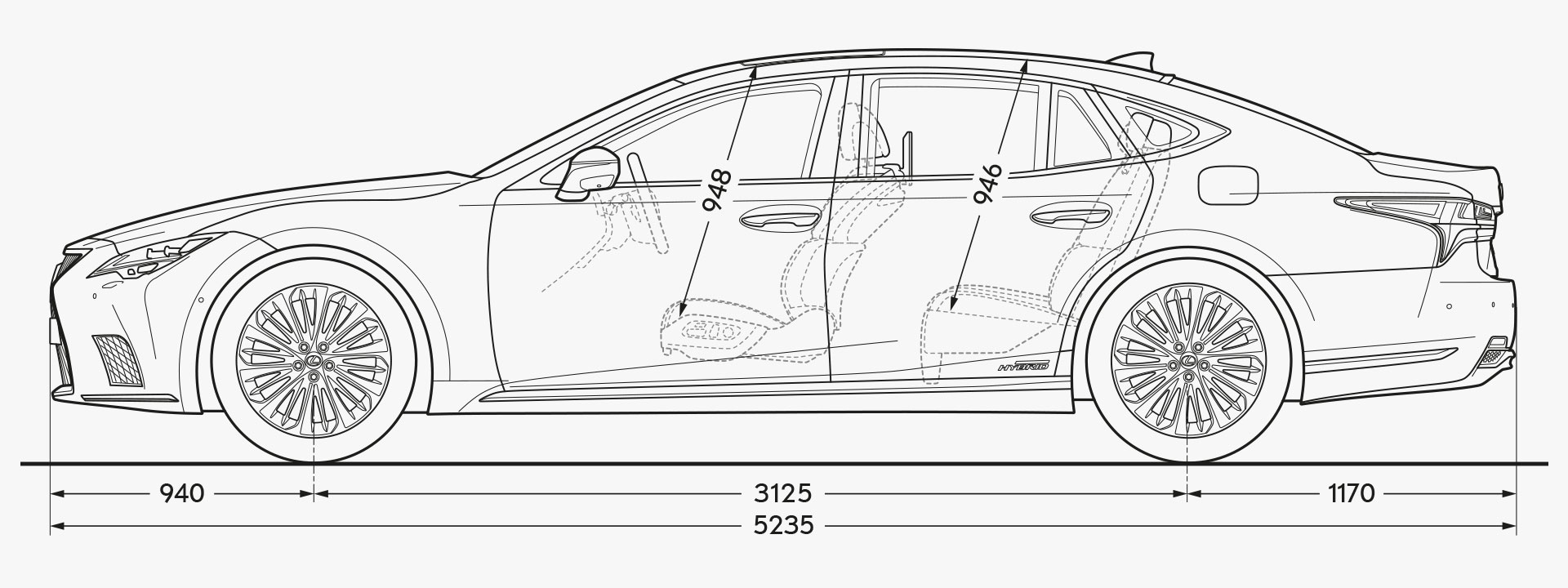 LS Side Dimensions Image