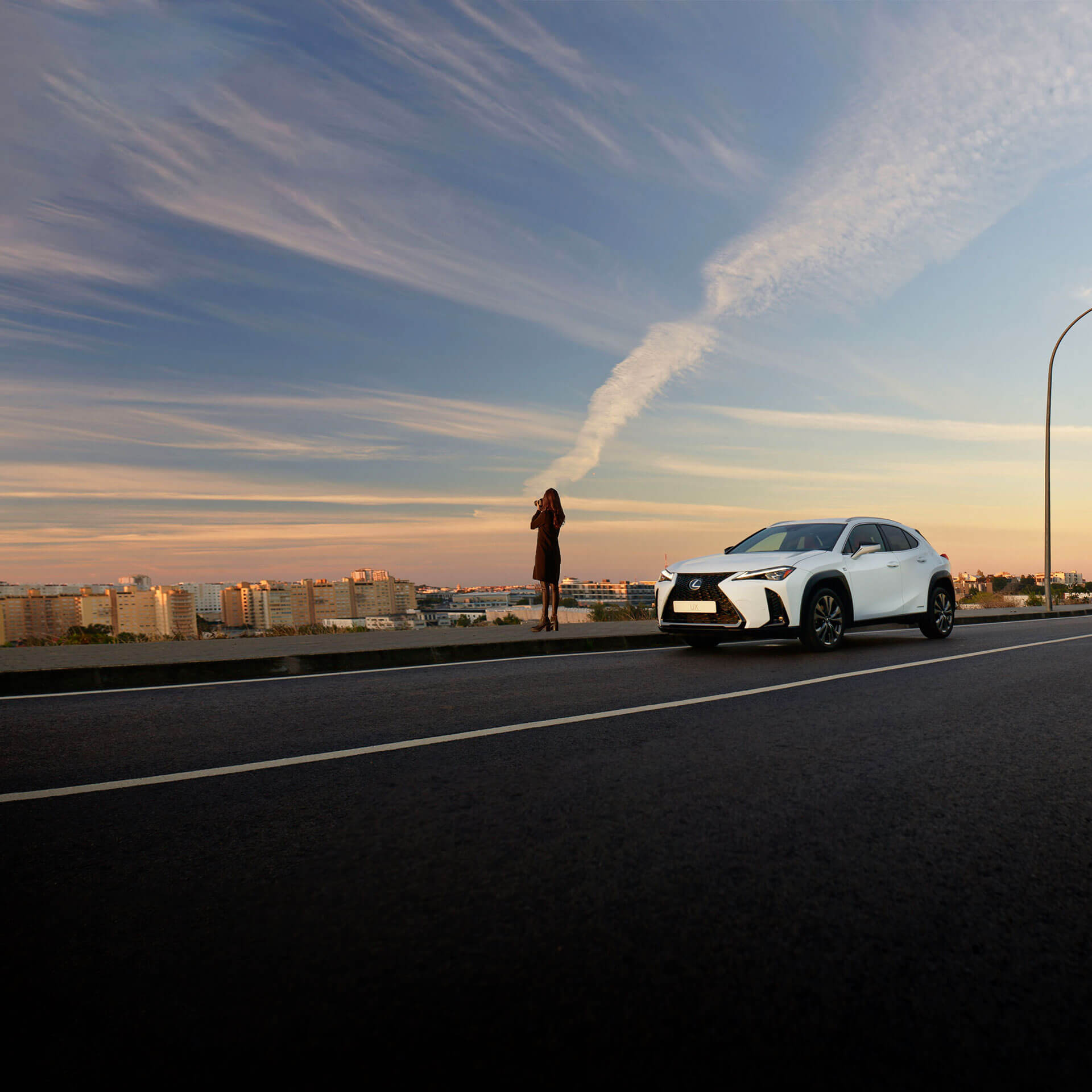 2019 lexus ux sunrise to sunrise campaign banner
