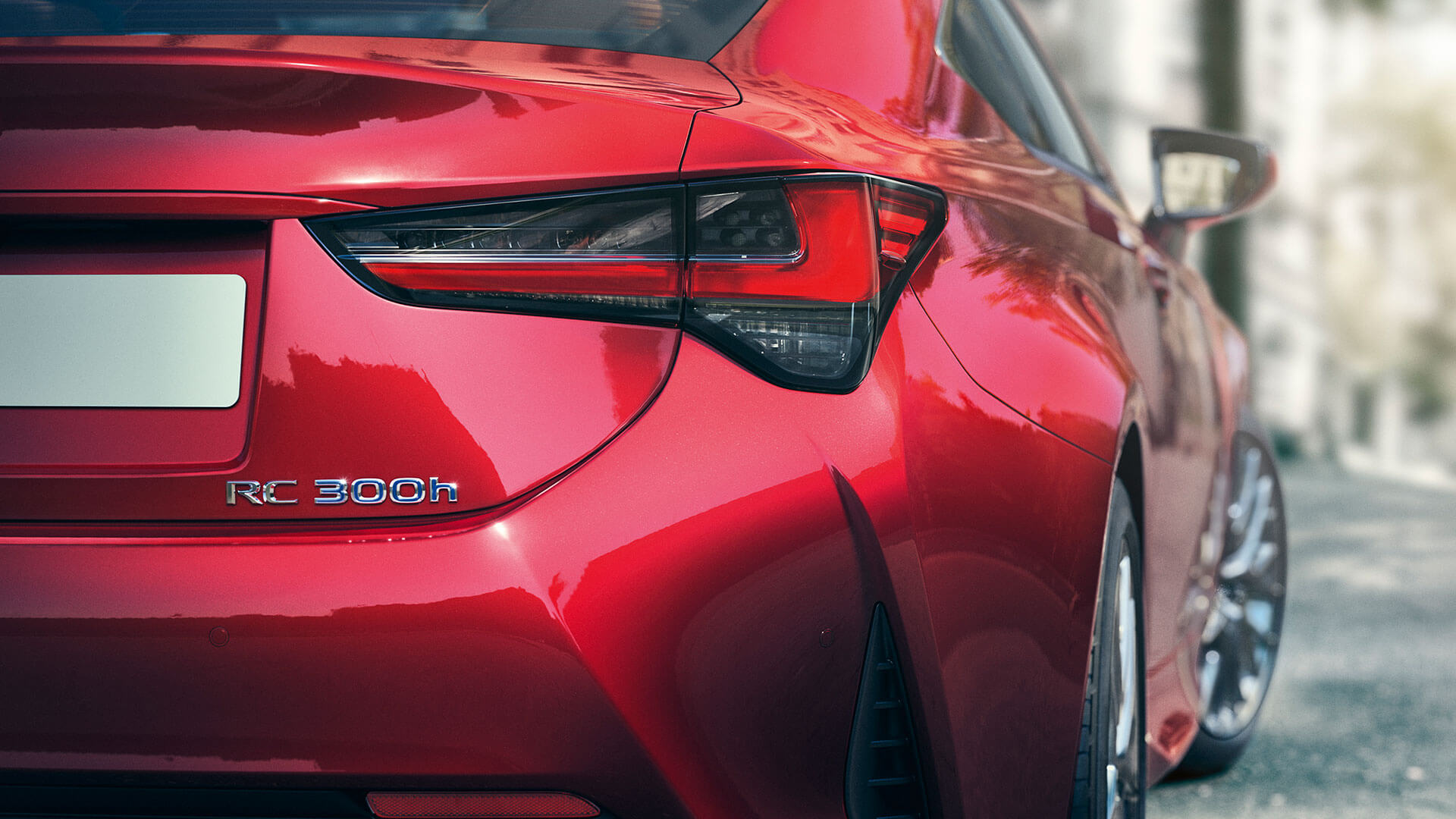 Lexus RC rot hinten Rücklicht