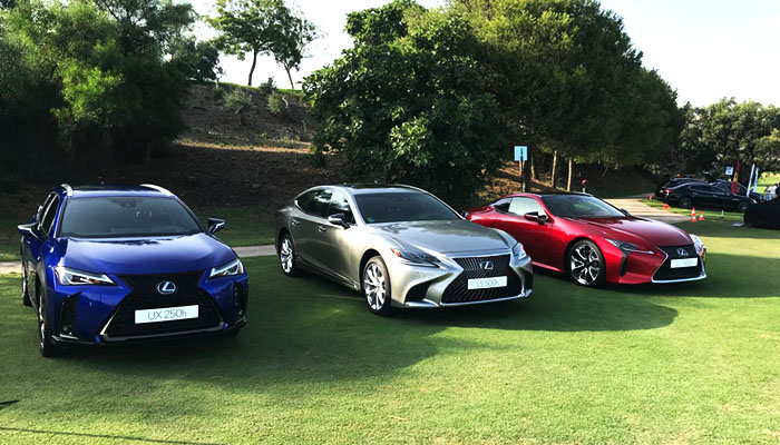 Lexus exhibió en Autobello Madrid 2018 el LC 500 el LS 500h y el UX 250h