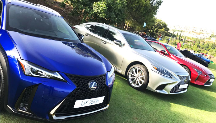 Lexus exhibió en Autobello Madrid 2018 el LC 500 el LS 500h y el UX 250h