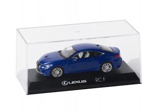 COCHE MINIATURA LEXUS RC F AZUL