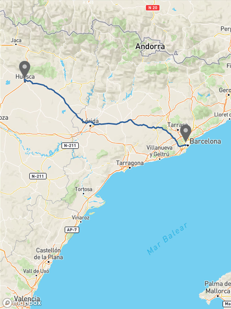 barcelona huesca