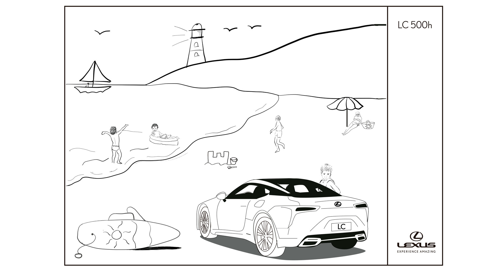Imagen de un vehículo Lexus híbrido