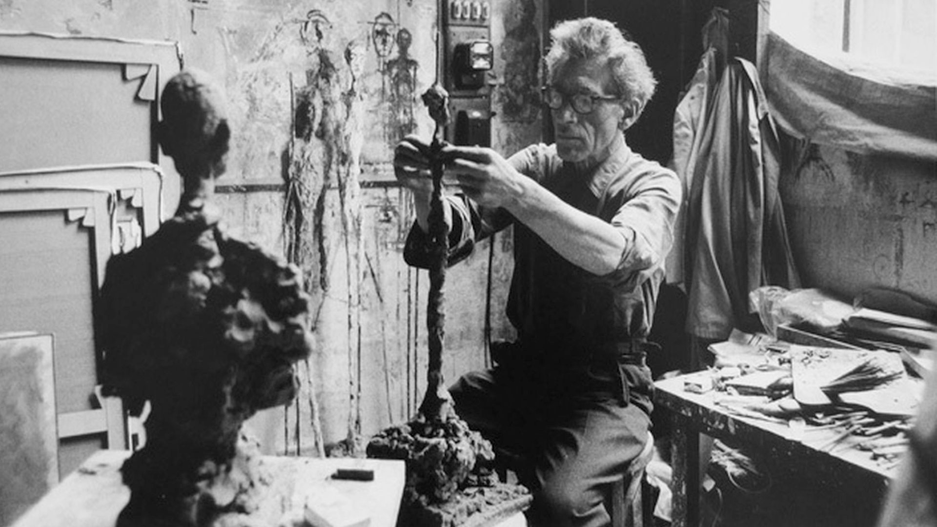 Imágenes de la obra de Alberto Giacometti
