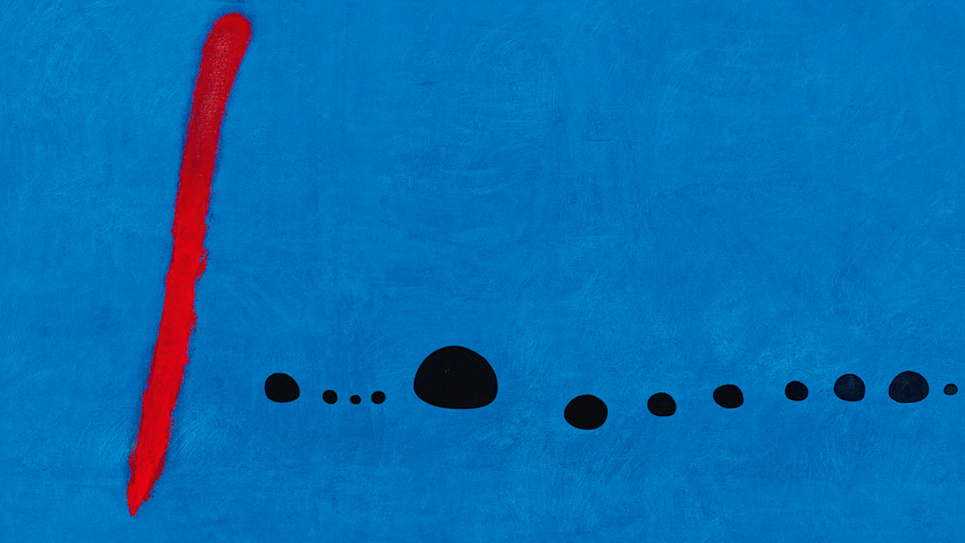 Pintura de Joan Miró expuesta en el Grand Palais de París