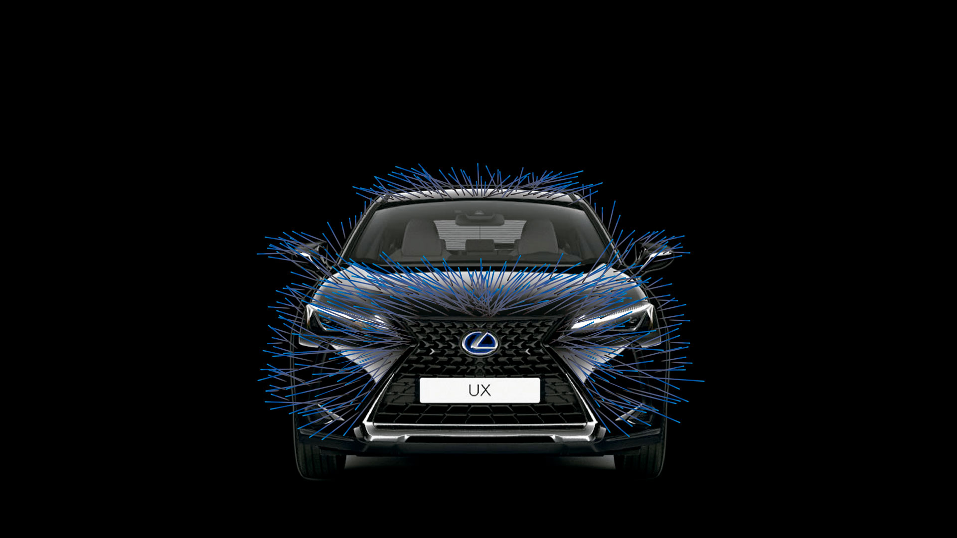 Diseño realizado por Ana Soler Baena para el concurso Lexus UX Art Car