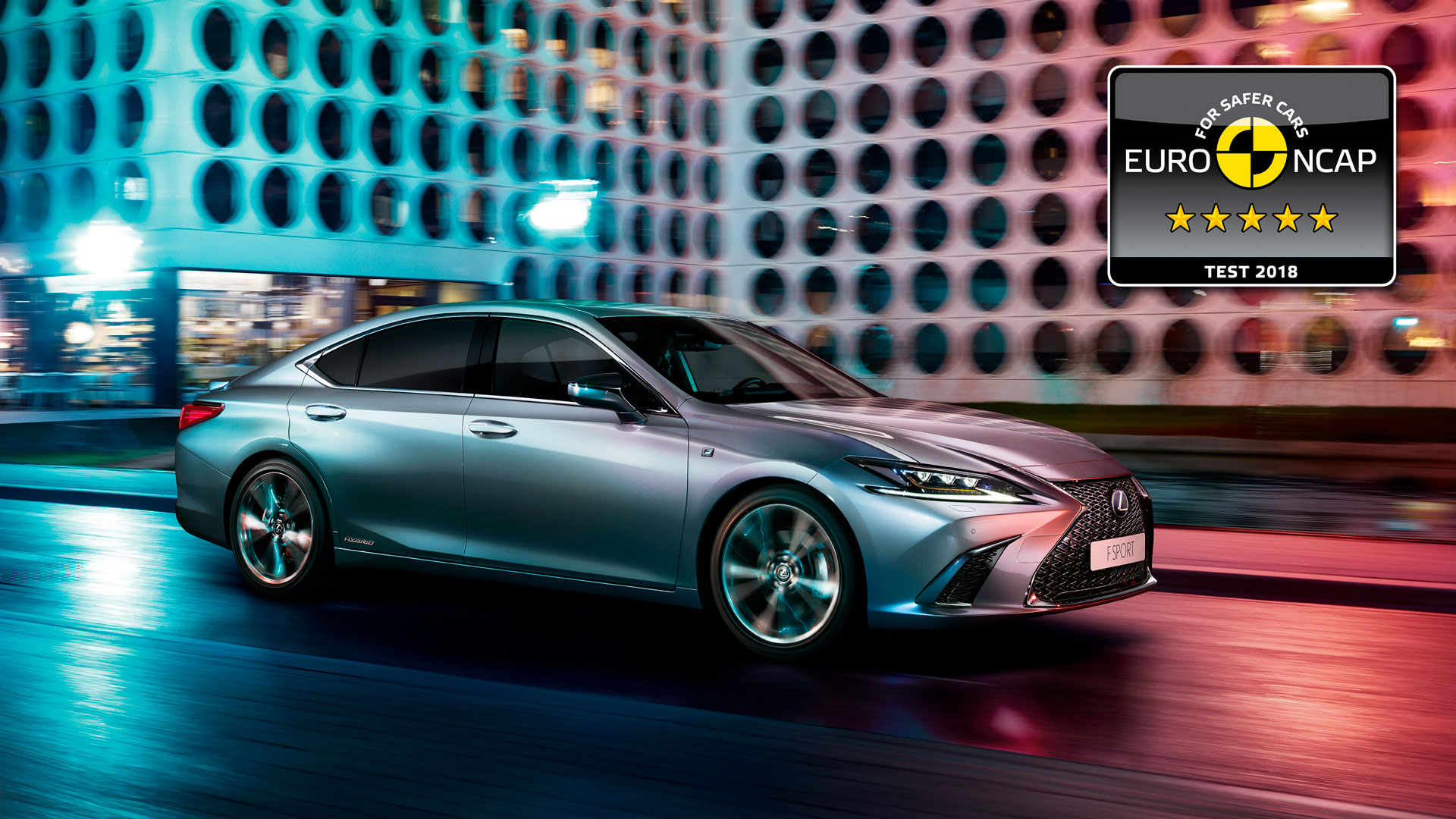 Lexus ES Euro NCAP hero asset