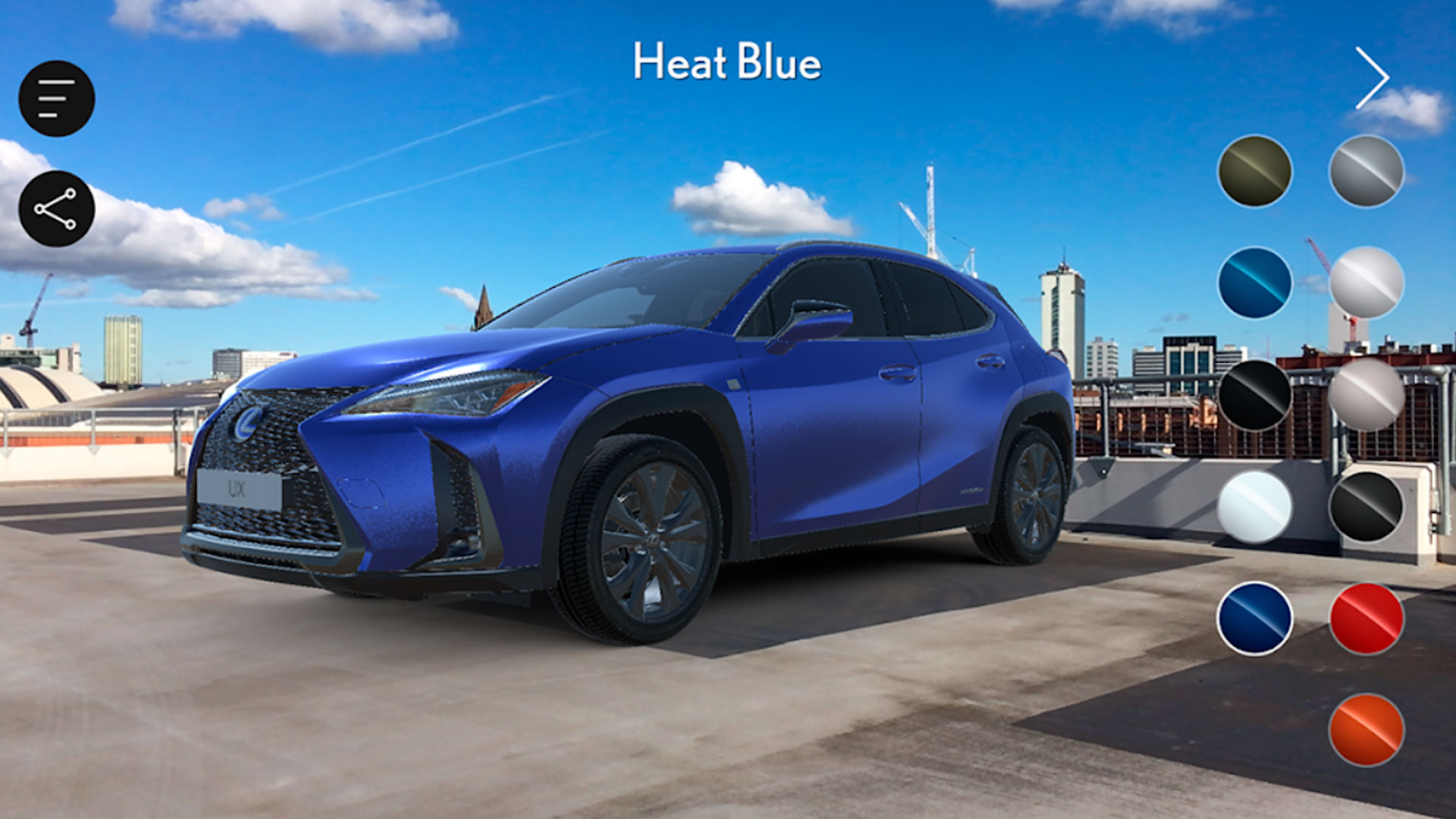 El Lexus UX en casa hero asset