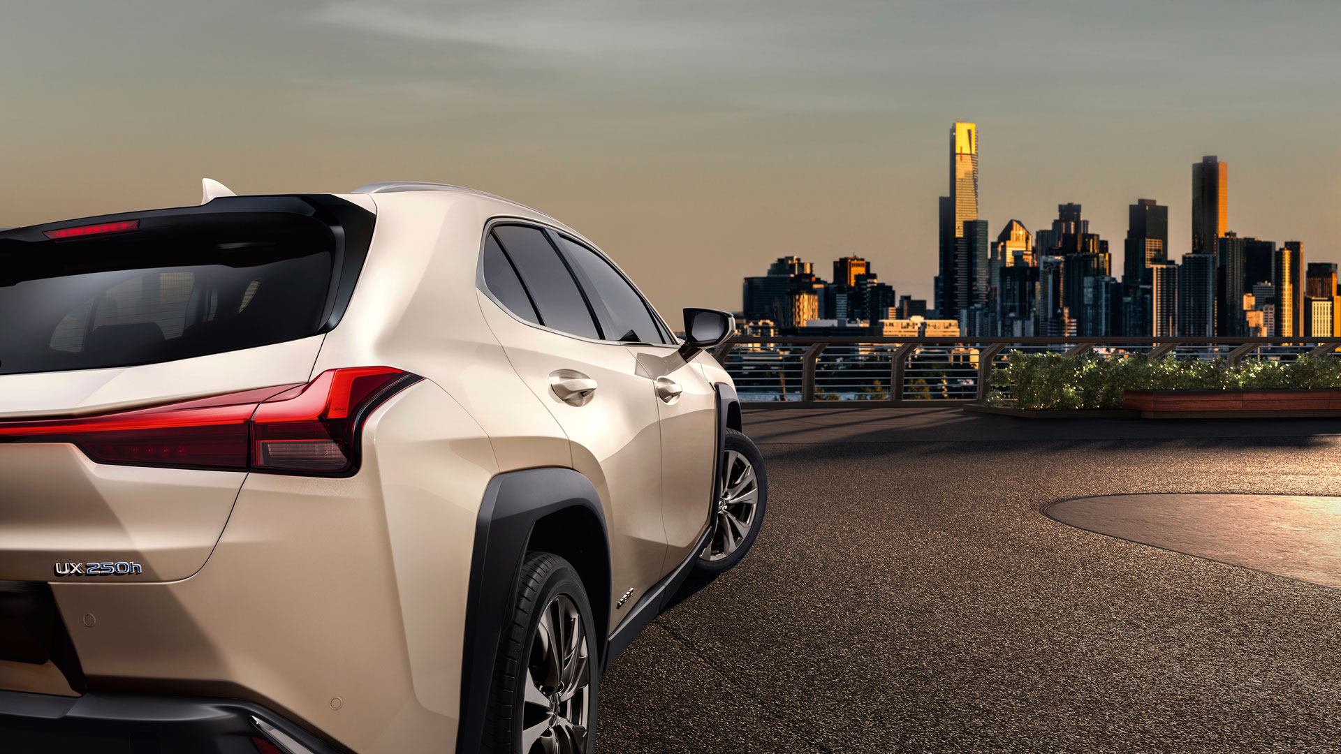 TRasera del nuevo Lexus UX 250h
