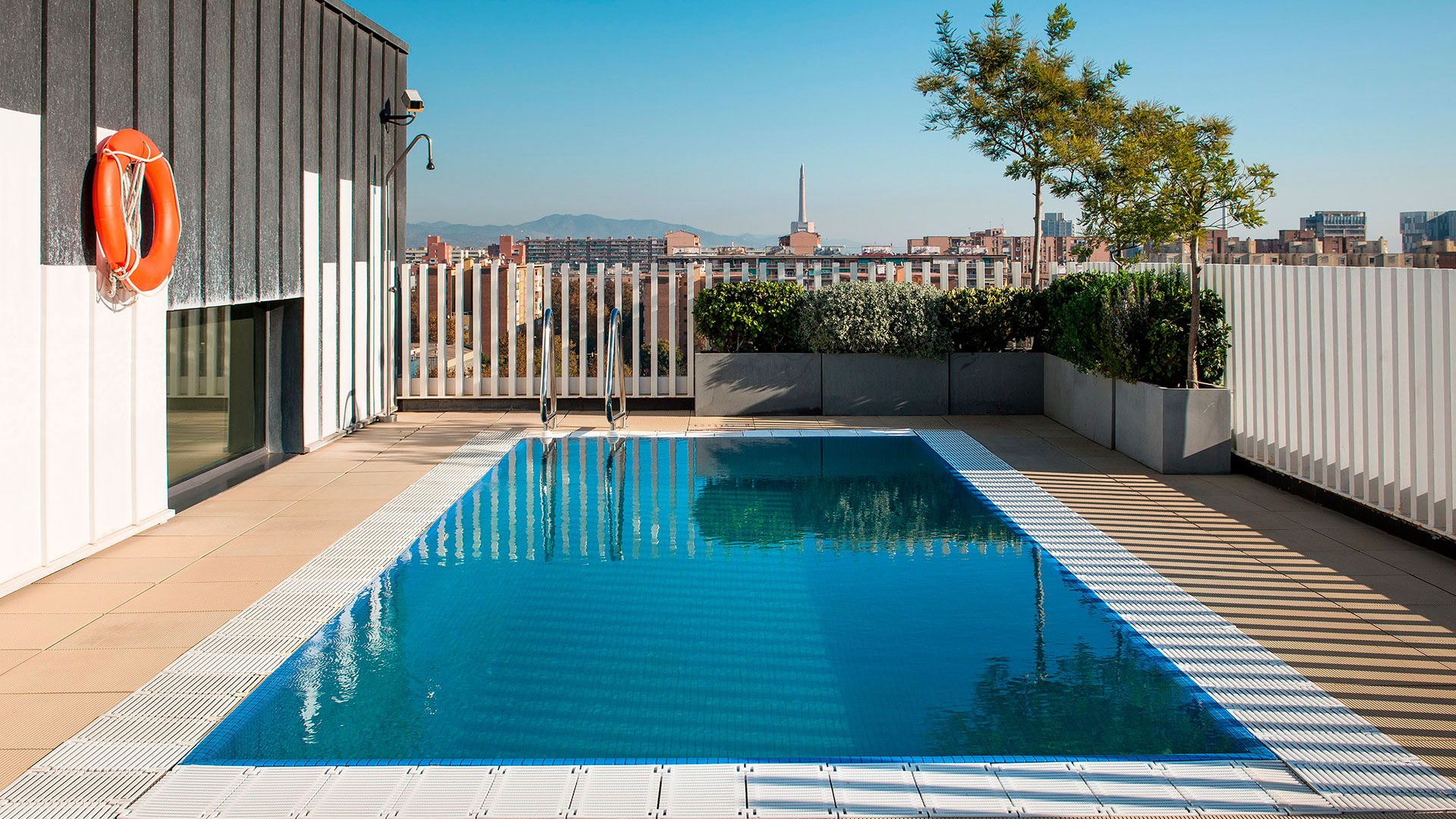 Imagen de la piscina de un hotel