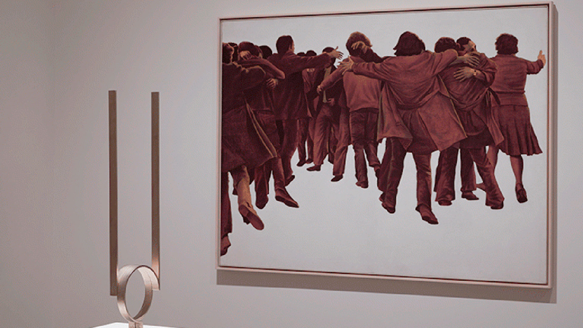 Imágenes de la exposición de Poéticas de la democracia