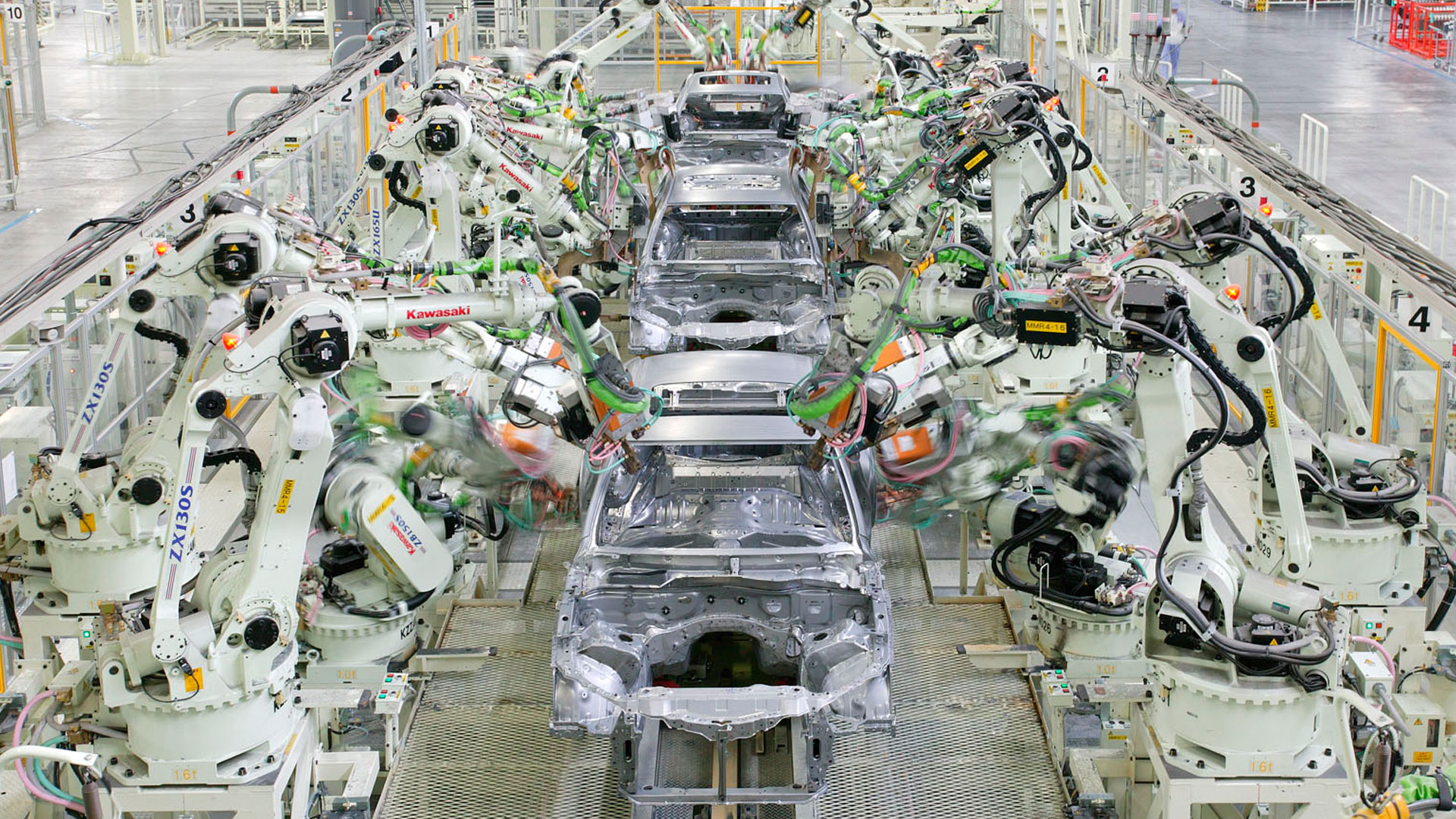 Imagen del proceso de fabricación de Lexus