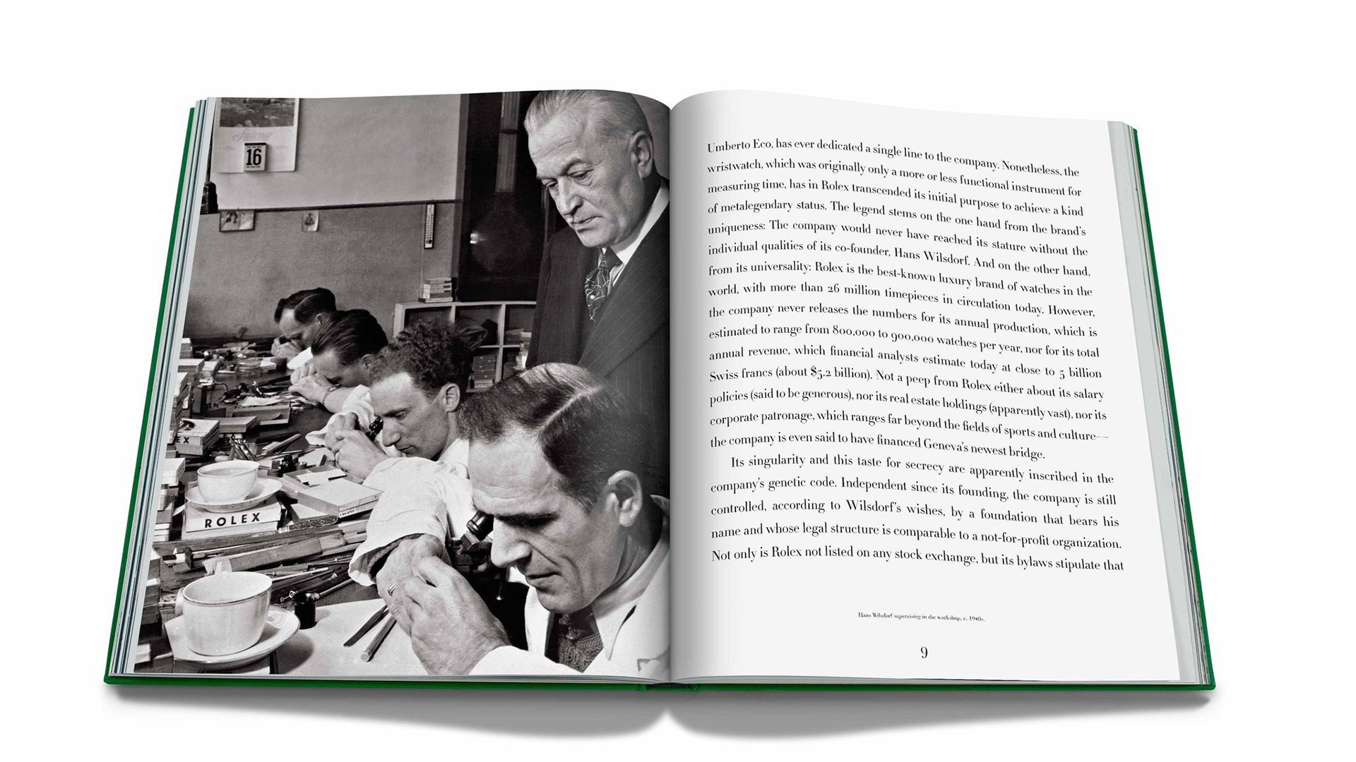 Imagen del libro de rolex con imagen y texto