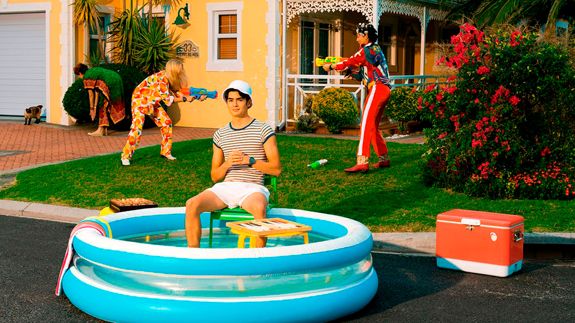 Imagen de la campaña publicitaria de Swatch Big Bold