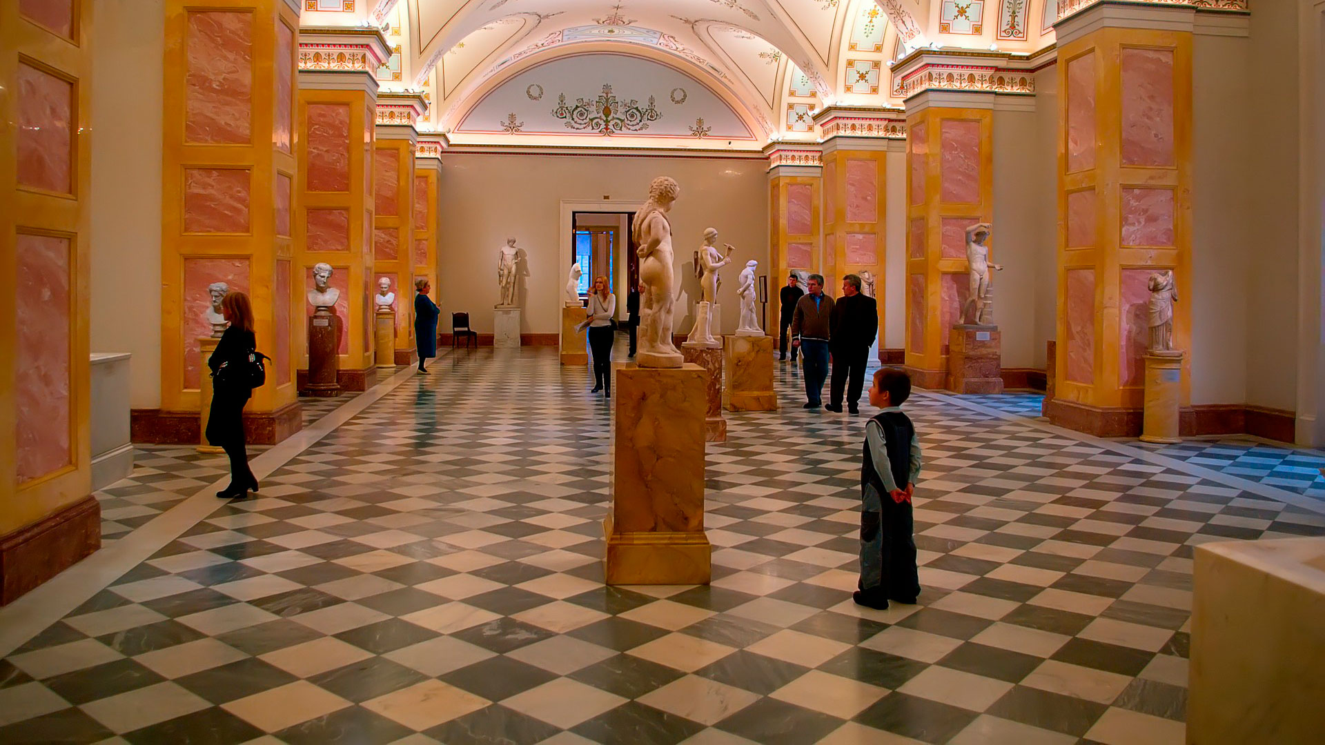 Imagen interior de un museo