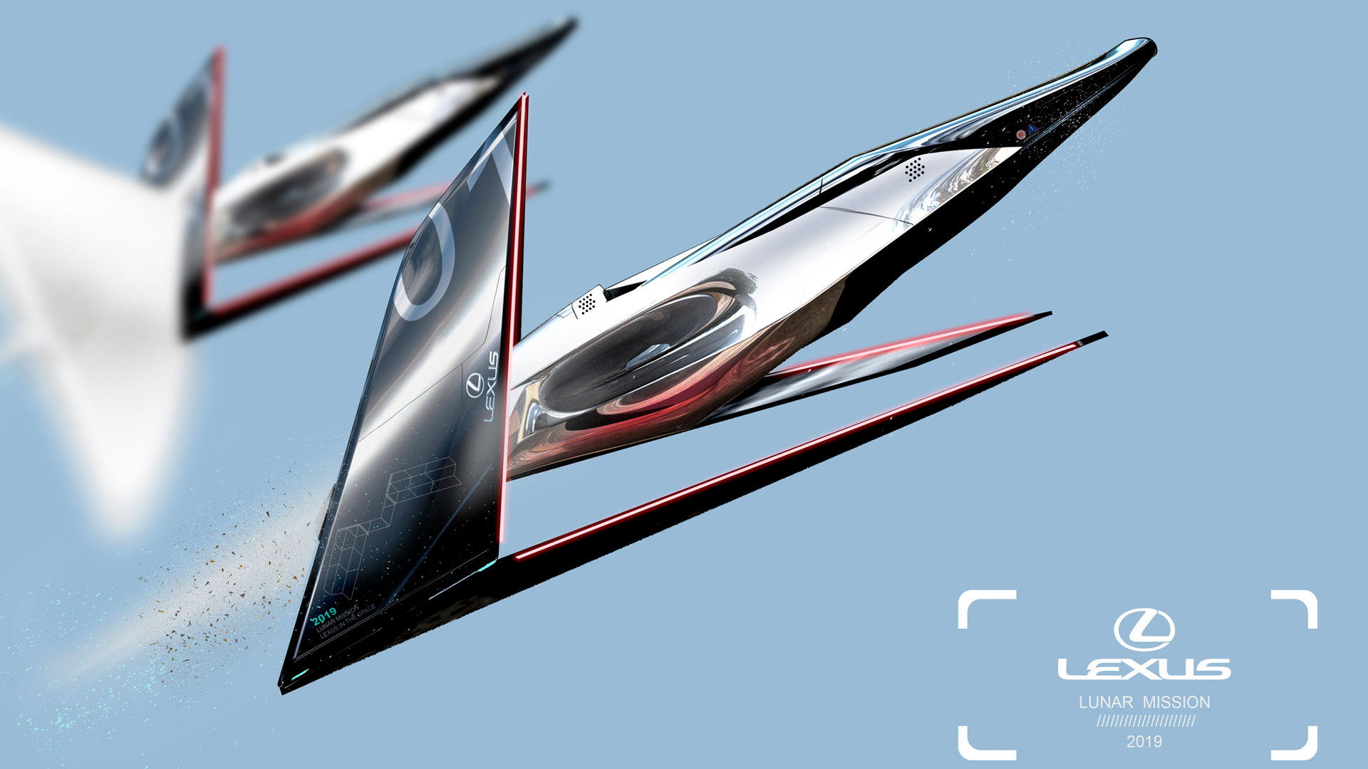 Imagen del prototipo luna de Lexus Zero Gravity
