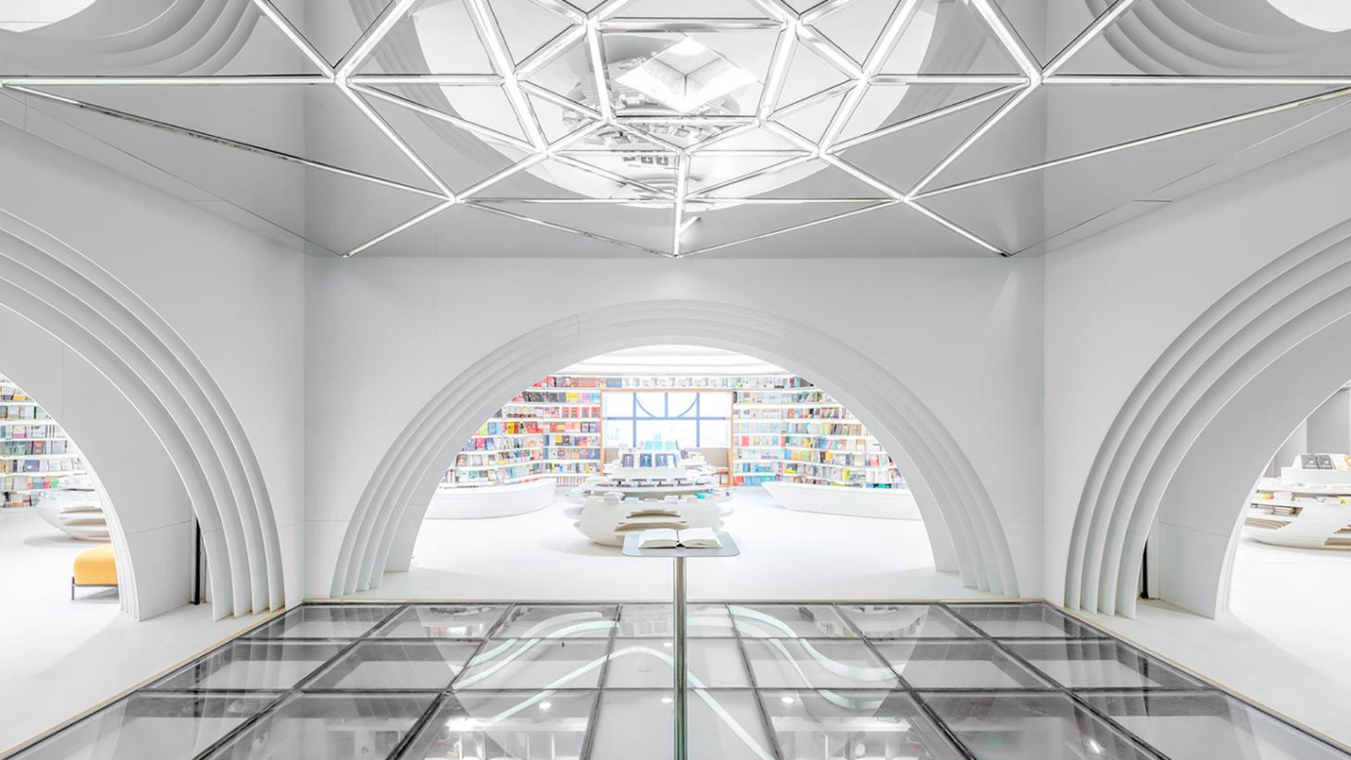 La librería Zhongshu de Xi an un decorado espectacular