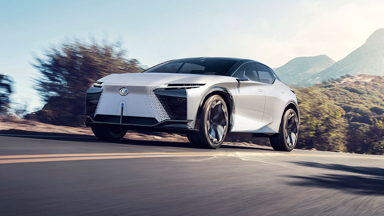 2021 lexus lfz electrified banner