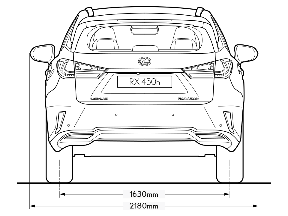 RX Rear Dimensions Image