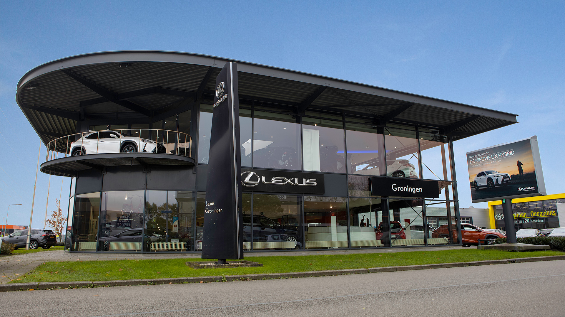 Afbeelding van het pand van Lexus Groningen