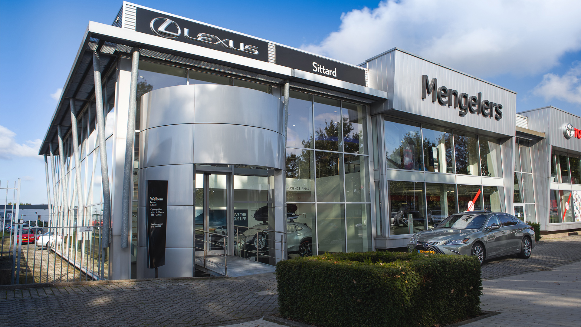 Afbeelding van het pand van Lexus Sittard