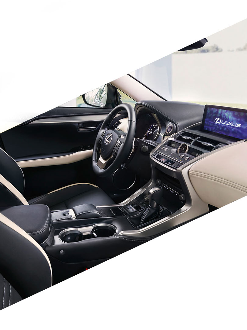 Interieur van een Lexus IS