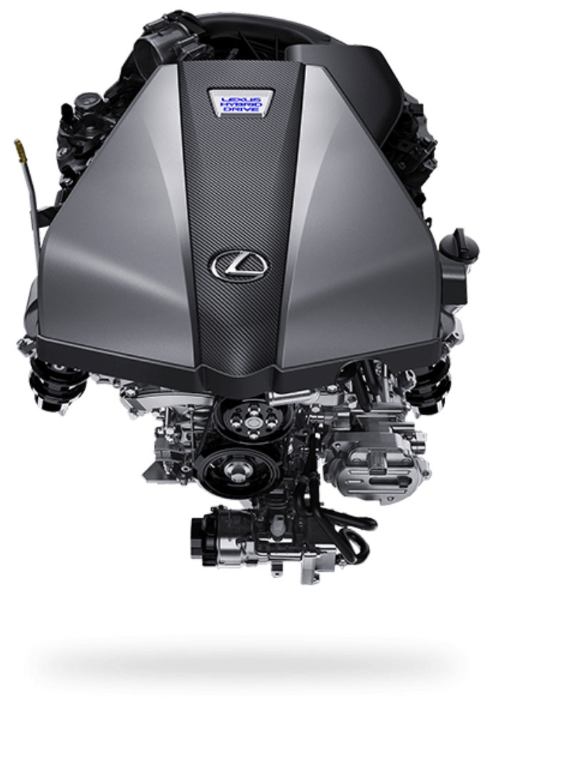 Lexus LC Multi Stage Hybrid system med firetrinns automatgirkasse