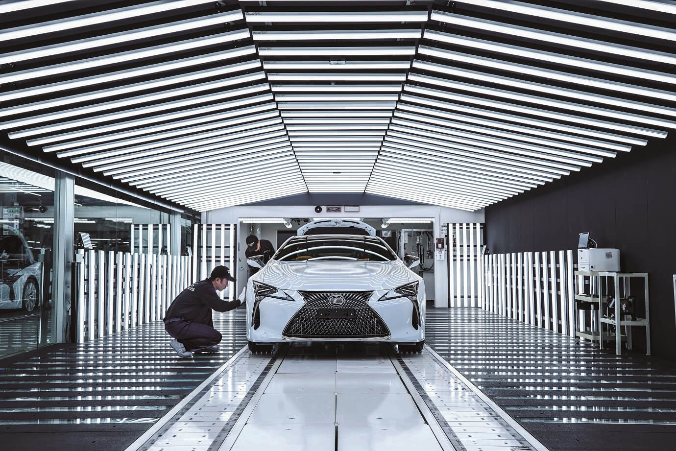 Maxima perfeicao na fabrica lexus de Motomachi