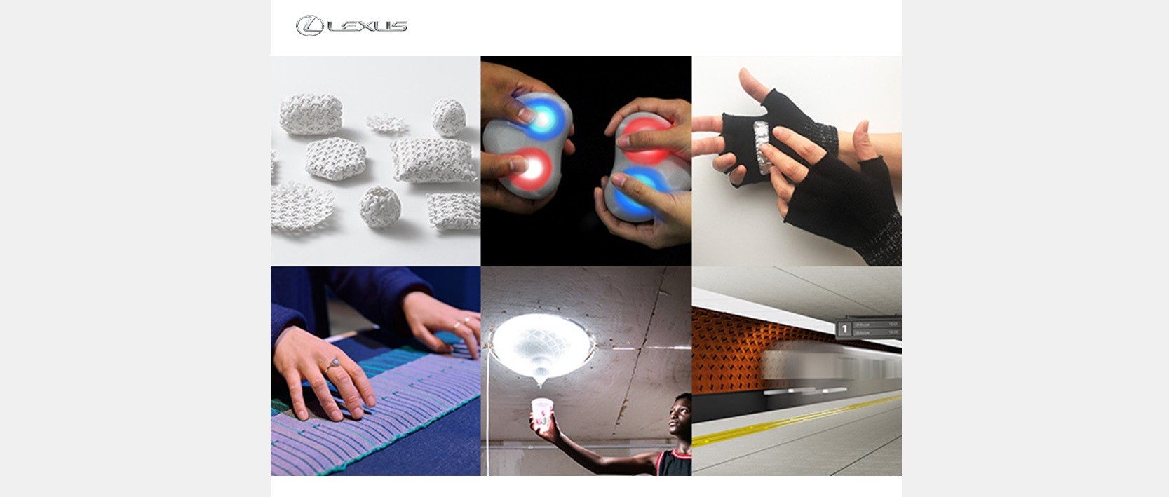 Lexus design award 2021 seleciona seis finalistas Image