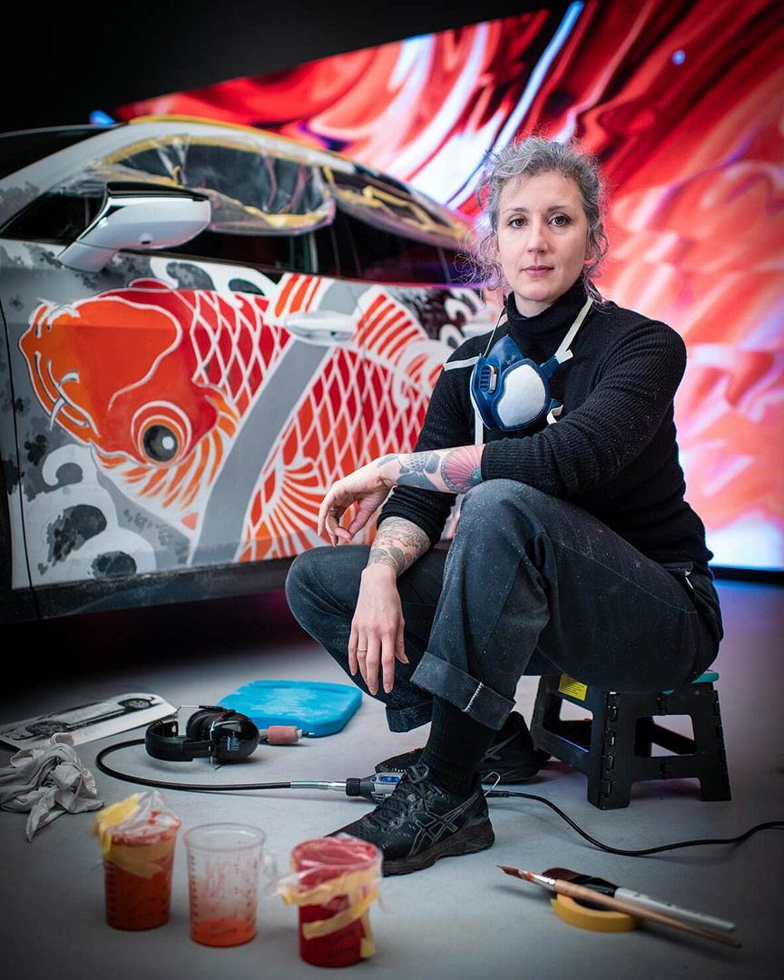 lexus dunyanin ilk dovmeli aracini sergiledi gallery03